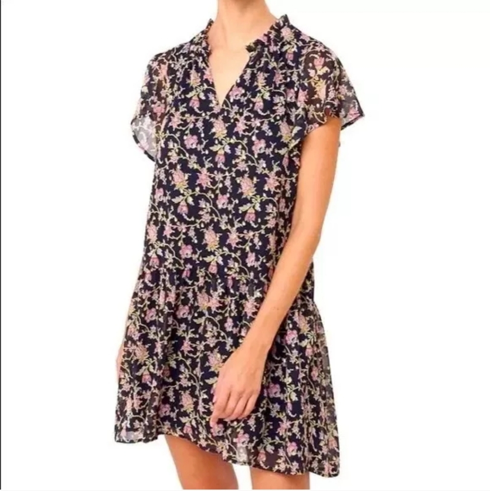 LOFT floral dress Size XL NWT